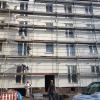 Die neue Fassade ist fast fertig 